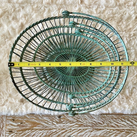 🧺3 Wire Farmhouse Oval Baskets🧺 - Picture 14 of 16